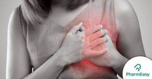 Women experiencing chest pain - Heart disease in women