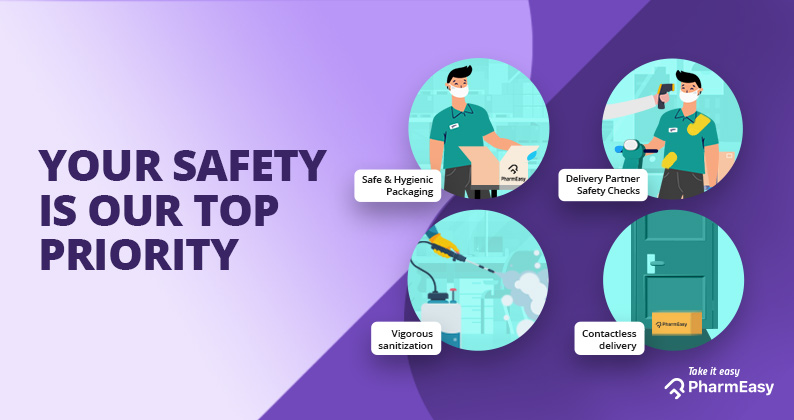 Safety Measures We're Taking To Ensure Safe Delivery! - PharmEasy