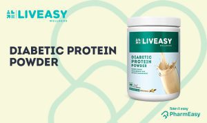 LivEasy Wellness Diabetic Protein Powder - Be In-Charge Of Your Diabetes! - PharmEasy