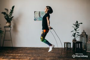 10 Amazing health benefits of skipping rope