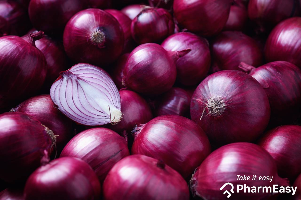 Onion juice benefits shop and side effects