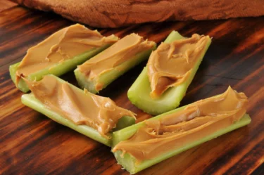 celery and peanut butter snacks