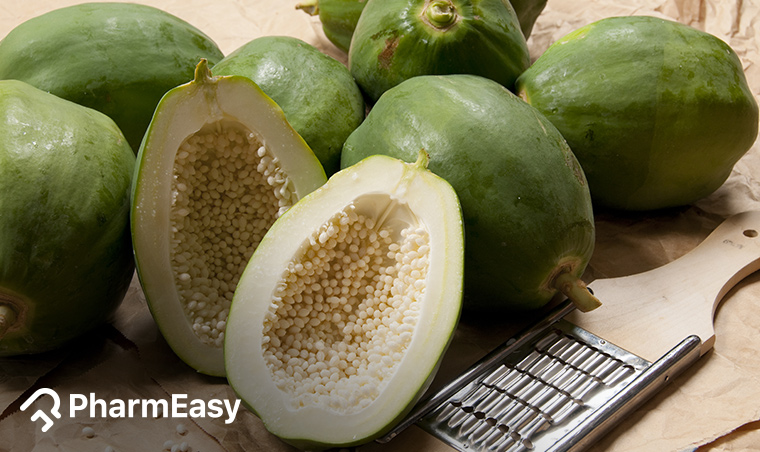 Raw Papaya: Uses, Benefits, Side Effects and more! - PharmEasy Blog