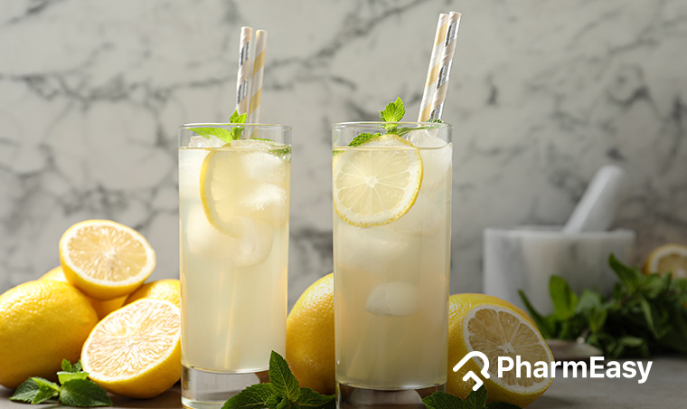 Lemon Water: Uses, Benefits, Side Effects and More! - PharmEasy Blog