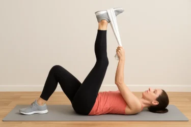 stretching hamstring muscle
