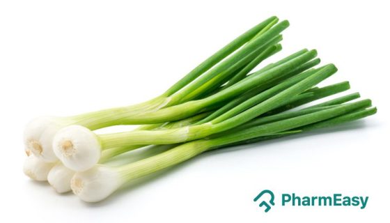 स्प्रिंग ओनियन (हरी प्याज़) (Spring Onion in hindi): उपयोग, लाभ और साइड इफ़ेक्ट
