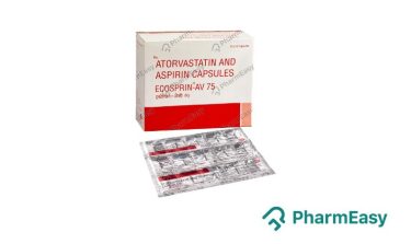 Ecospirin AV 75mg capsules: uses, benefits & side effects