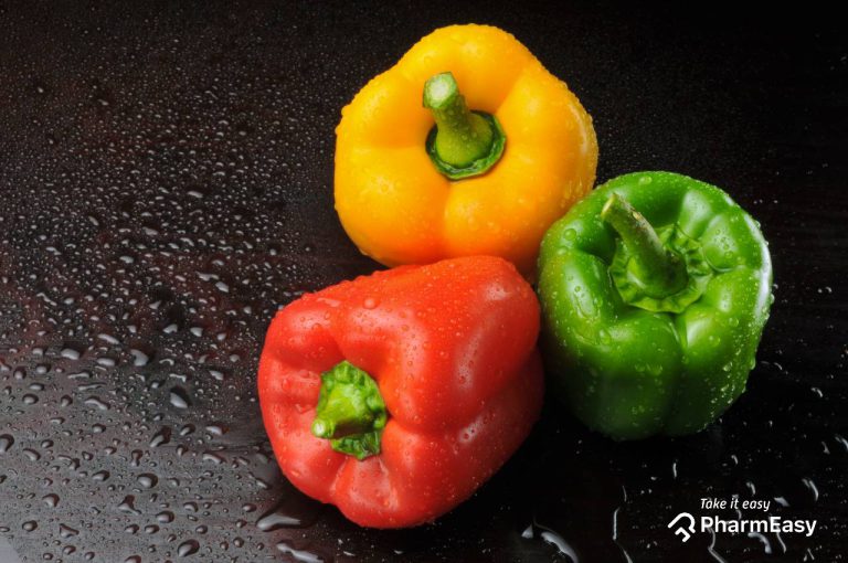 शिमला मिर्च (Capsicum in Hindi) उपयोग, फायदे और न्यूट्रिशनल वैल्यू
