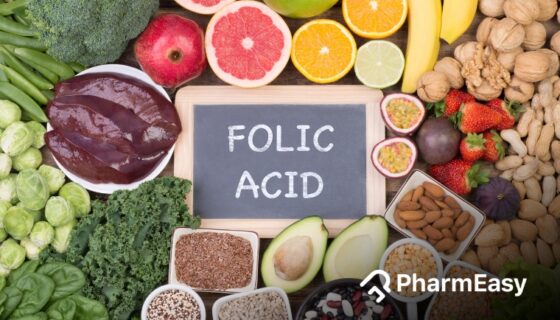 foods low in folic acid