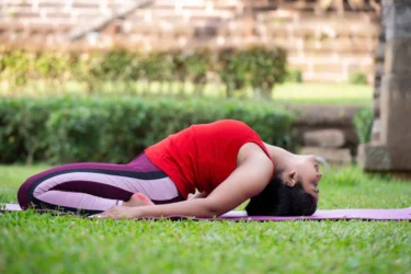 matsyasana (fish pose)