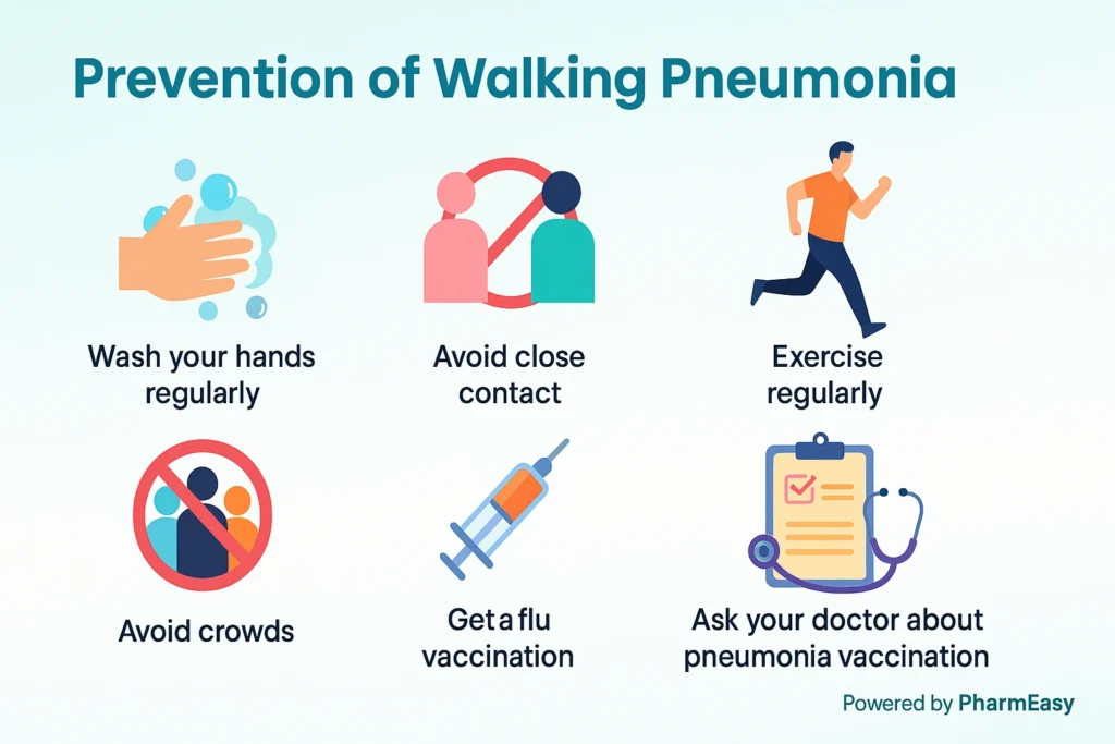 prevention of walking pneumonia