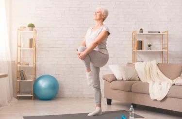 single leg stand